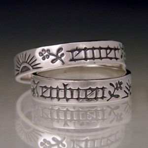 ISO Laurel Elliott DVB en Bien Emer "encircle with love" ring